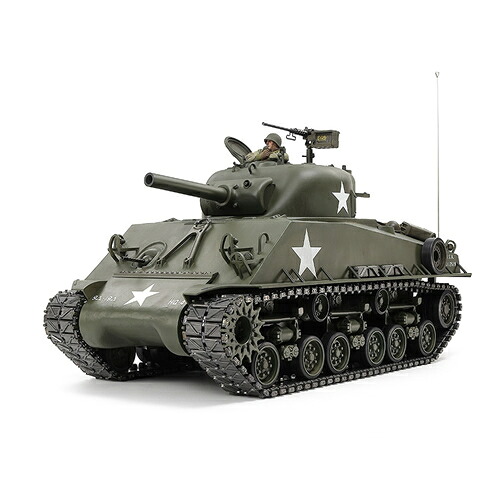 【ラジコン】H-4950344560486 タミヤ 1/16 RCタンクシリーズ No.48 1/16RC M4シャーマン （105mm榴弾砲搭載型）メカニカルステアリングシステム 【56048】