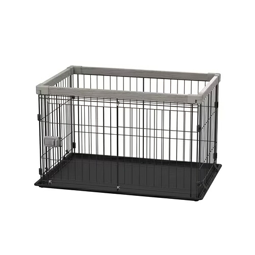 【ペット用品】I-4967576682046 アイリスオーヤマ ウッディシステムサークル SWS-900 アッシュグレー 小～中型犬 【ペット用サークル】
