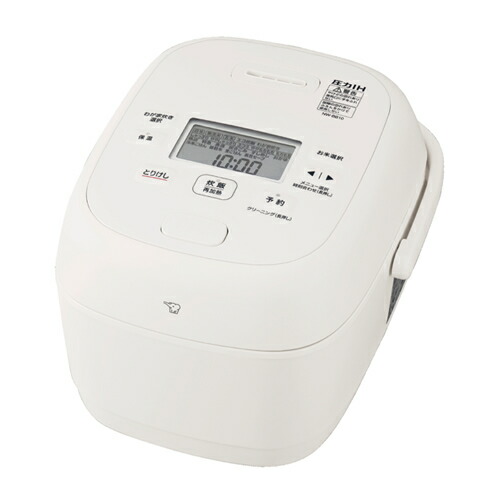 【ZOJIRUSHI】NW-BB10-WA 象印 5.5合炊き 圧力IH炊飯ジャー ホワイト 豪熱大火力 しゃもじ＆計量カップ 炊飯器 【鉄器コート黒まる厚釜】｜LifeStage Nana！店 27,540円