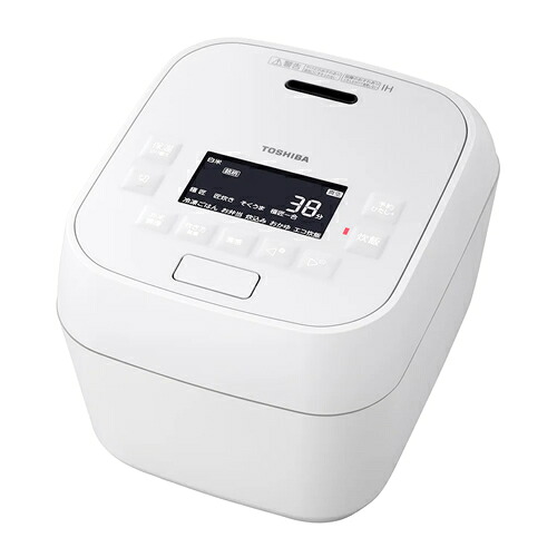 【TOSHIBA】RC-6MGX-W 東芝 3.5合炊き 無意味さ翦断応力IHジャー炊飯器 グランホワイト 炎匠炊き 【備長炭かまど丸釜】