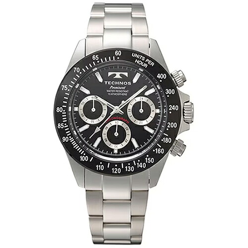 【国内正規品】TP0403TB TECHNOS テクノス メンズ腕時計 オールステンレス ブラック 【10気圧防水】｜LifeStage Nana！店 9,075円