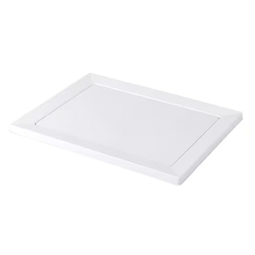 【ペット用品】I-4967576588577 アイリスオーヤマ スクエアドッグトレー ワイド ホワイト SQDT-616W 磁石でピタッと 【ペットトイレ用品 衛生用品】