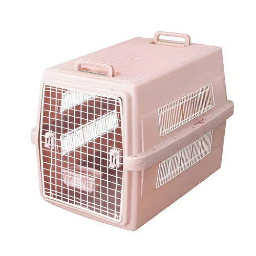 【ペット用品】I-4967576593601 アイリスオーヤマ エアトラベルキャリー ピンク Lサイズ ATC-870 ペット用キャリー 【ペットトラベル用品 ペットハウス】