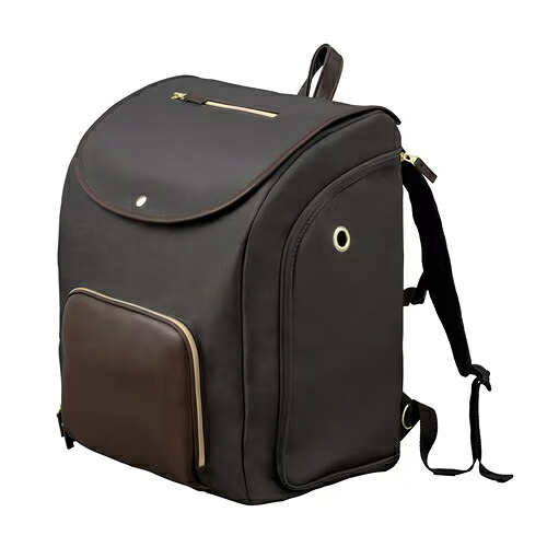 【ペット用品】I-4967576638555 アイリスオーヤマ 前かけできるペットリュック ブラウン P-MPR350 ペット用キャリー 猫・小型犬 【ペットトラベル用品 ペットハウス】