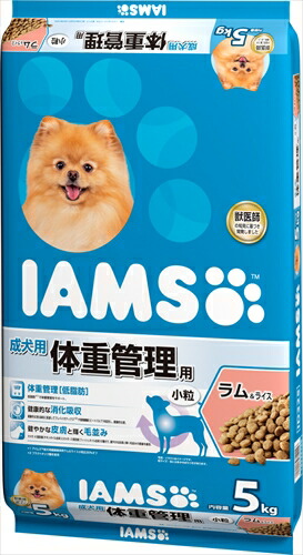 マースジャパンリミテッド【ペット用品】 アイムス 体重管理用ラム&ライス 5kg P-0019014614158★【ID325】