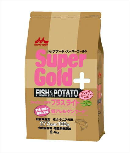 森乳サンワールド【ペット用品】 SGフィッシュ&ポテトプラスライト2.4kg P-4978007004511