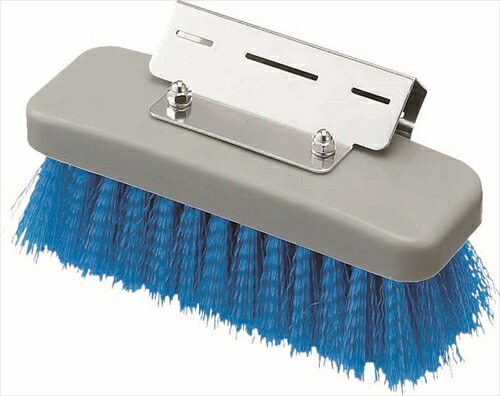 山崎産業【環境用品】HG ワンタッチブラシ ブルー　10本入 Y-4903180630691★【CL520-000X-MB-BL】