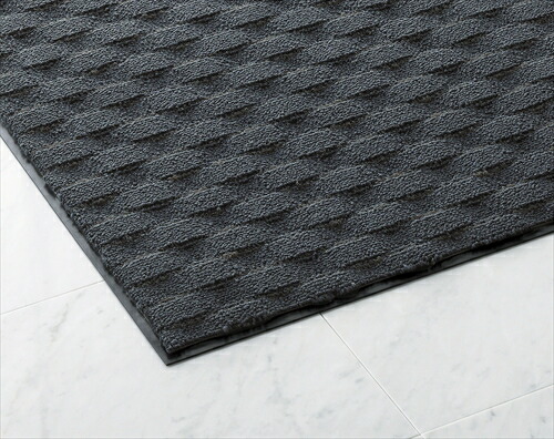 山崎産業【環境用品】吸水マット ダブルウェーブ（＃18）ストーングレー Y-4903180187010 法人様限定商品 メーカー直送 代引、日時指定、キャンセル不可★【F-205-18-SGR】