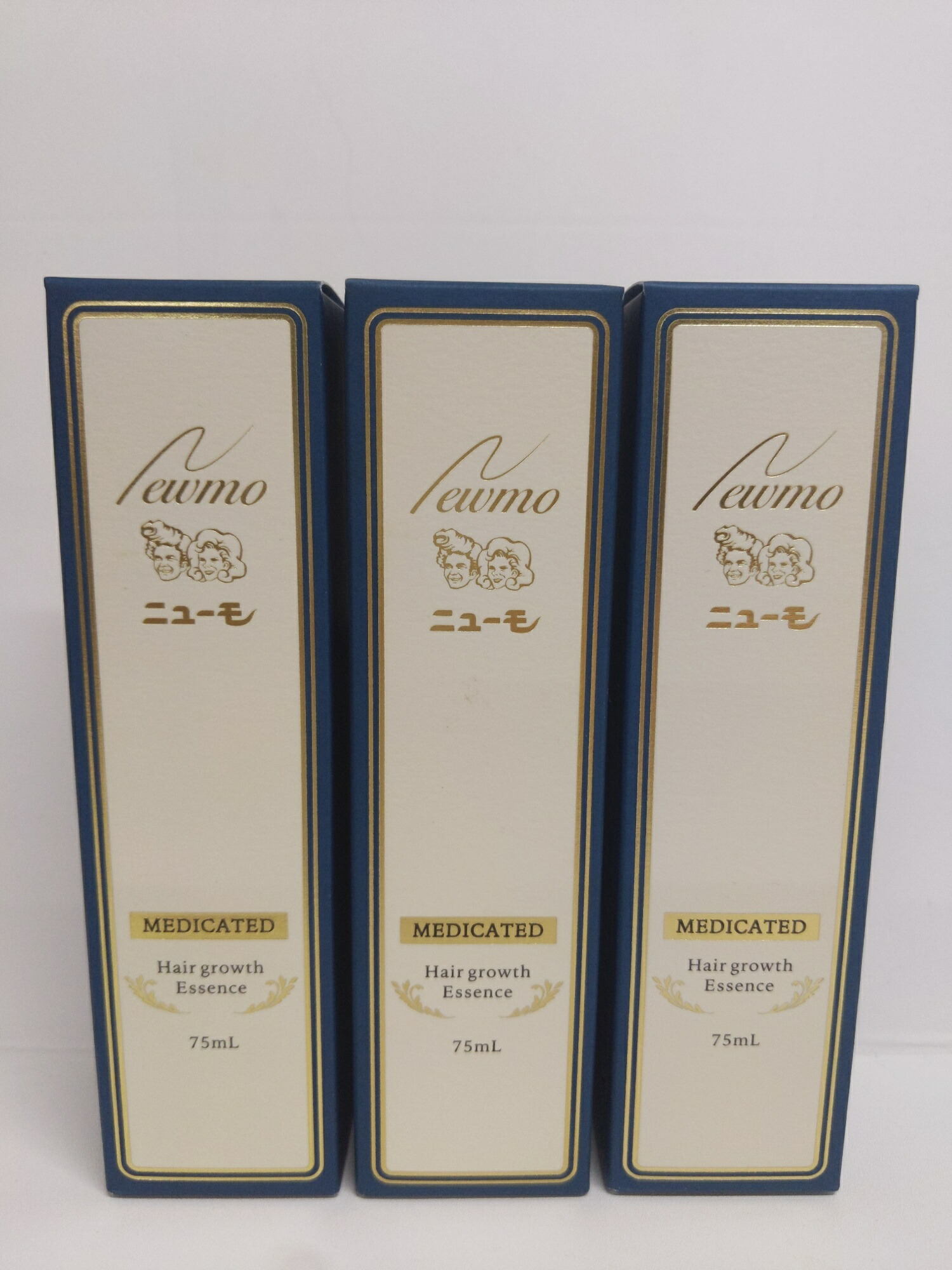 【中古】【未当て嵌める】C769 ★ニューモ 薬用育毛剤 newmo 男女兼用 スカルプケア 75ml 3個仕掛ける【R】