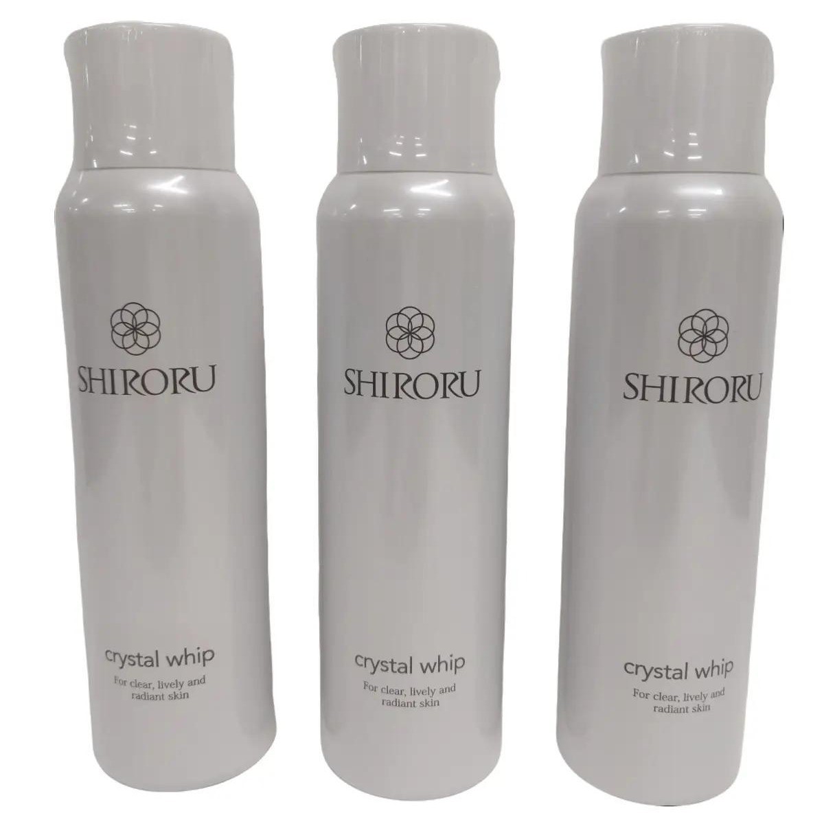SHIRORU クリスタルホイップ 4本セット 洗顔料 120g 楽天市場】SHIRORU シロル クリスタルホイップ 120g 洗顔 洗顔後