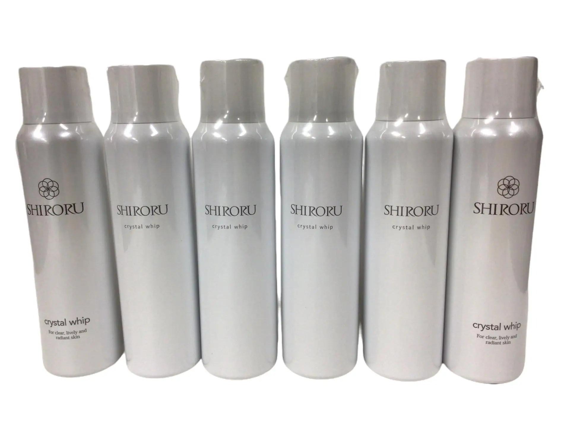 【新品未使用】SHIRORU クリスタルホイップ 5本セット 楽天市場】【公式】SHIRORU シロル 楽天市場限定 洗顔セット