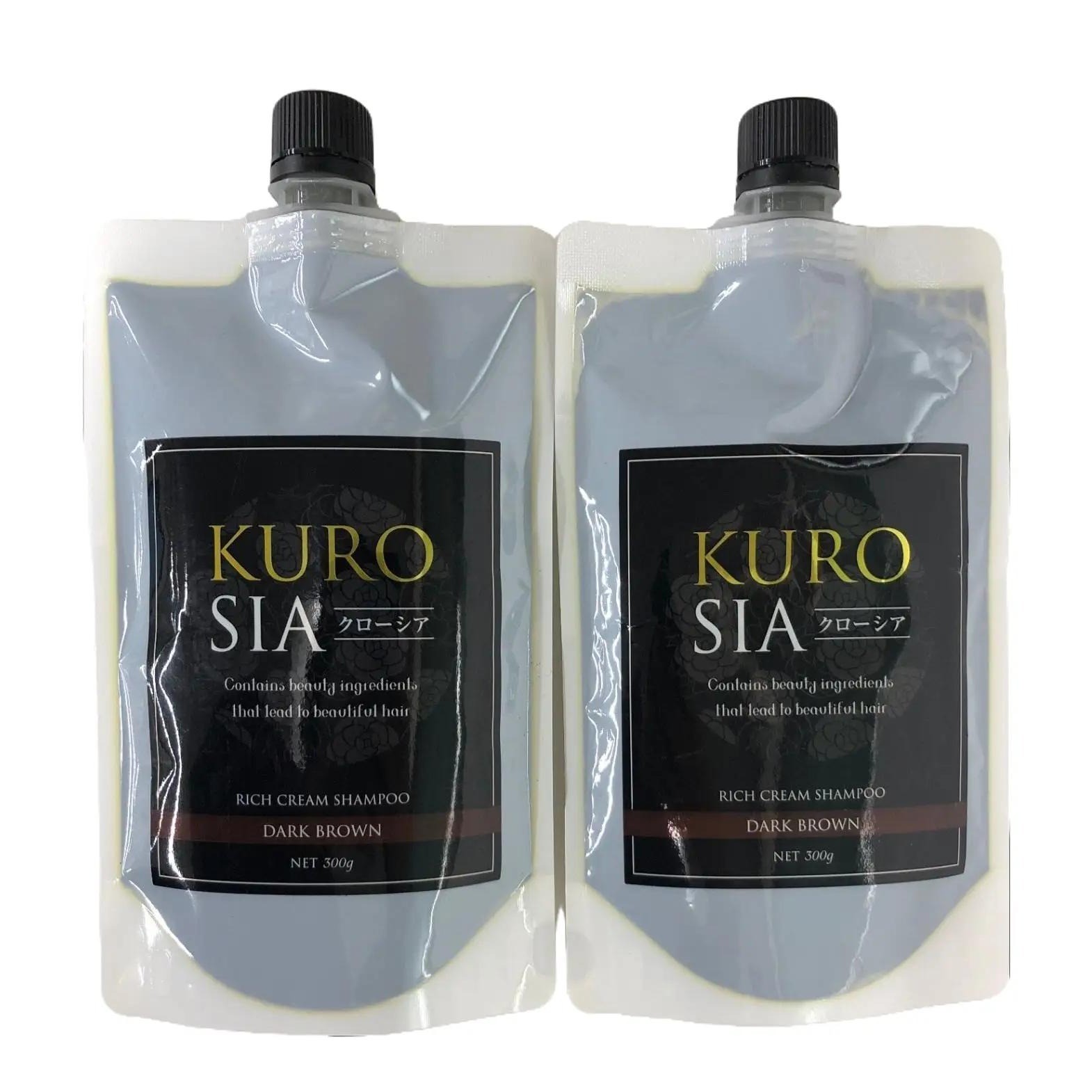 クローシア ヘアカラークリームシャンプー ダークブラウン 300g×4本セット Amazon | クローシア 白髪用 クリーム シャンプー