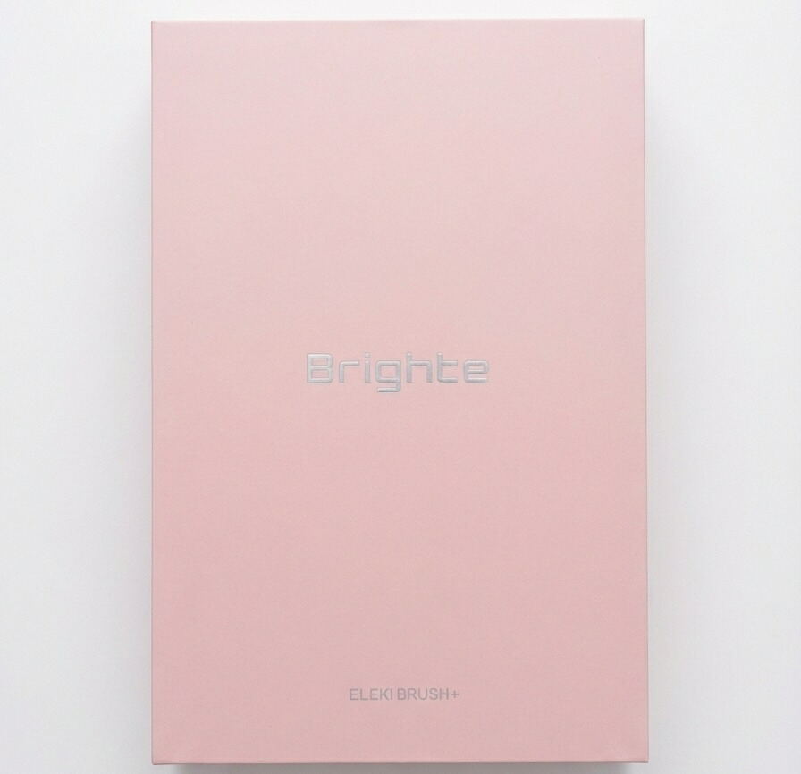 【中古】CK50 D ブライト 毛はらい型美顔器(さくら色) Brighte ELEKI BRUSH+ (ブライト エレキブラシプラス) BRT-FSB180PK