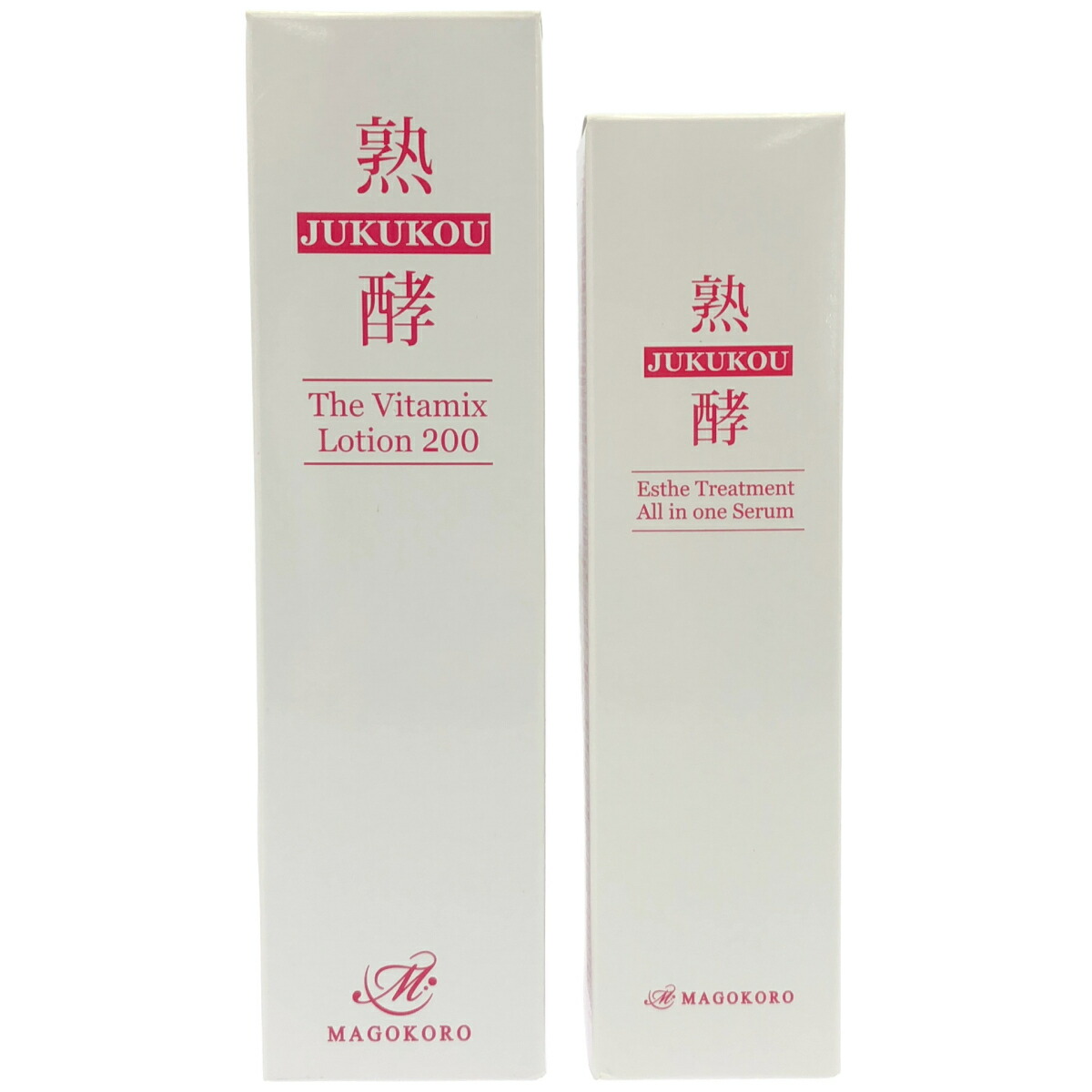 【中古】【未当て嵌める】Z000 熟酵 エステトリートメントオールインワンセラム 75mL \u0026 ザ ビタミックスローション200 150mL 2個仕掛ける 挙げ句の果て1点！