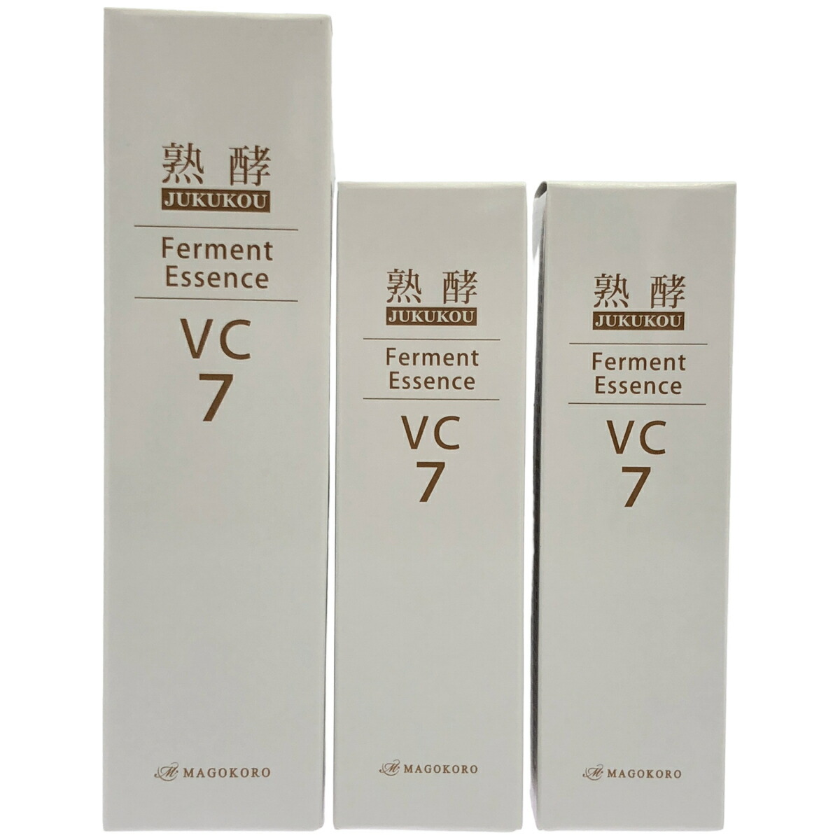 【中古】【未当て嵌める】Z000 熟酵 ファーメントエッセンス VC7 60mL \u0026 30mL 計3本仕掛ける 挙げ句の果て1点！