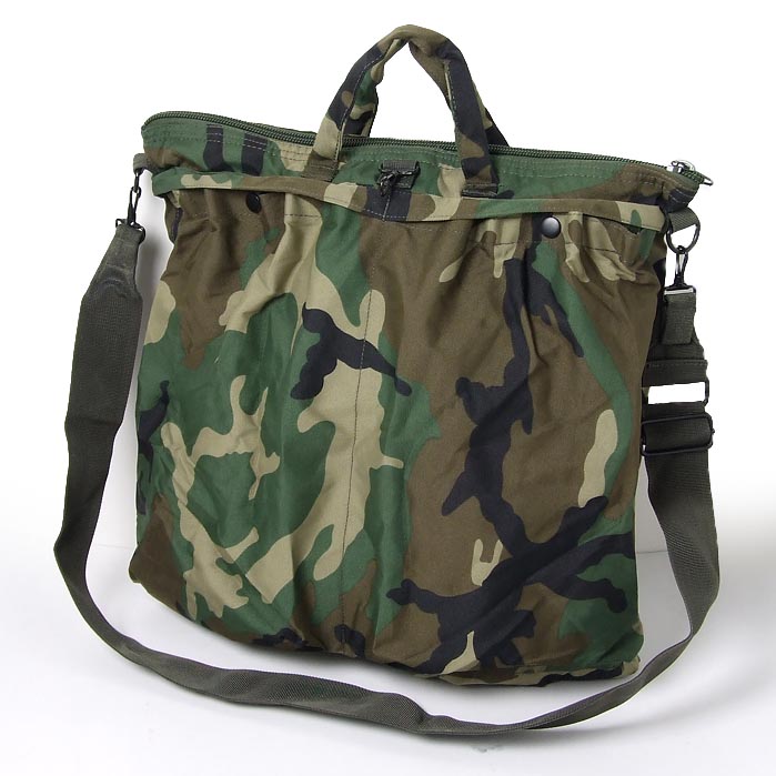 U.S. ウッドランドカモ ヘルメットバッグ 新品 A1WN\u003d