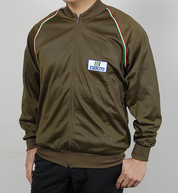 楽天市場】イタリア陸軍 ESERCITO ブラウン トレーニングジャケット 