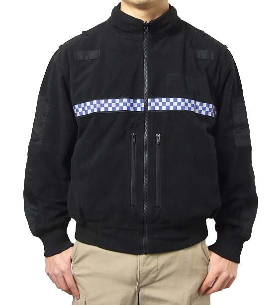 楽天市場】イギリス警察 POLICE ブラック フリースジャケット（USED 