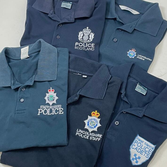 楽天市場】イギリス警察関連 POLICE ネイビー ポロシャツ USED