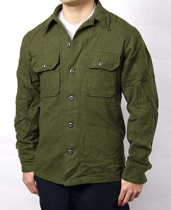 ＵＳ．アーミー、ウールシャツ　(新品) Ａ１７Ｎ
