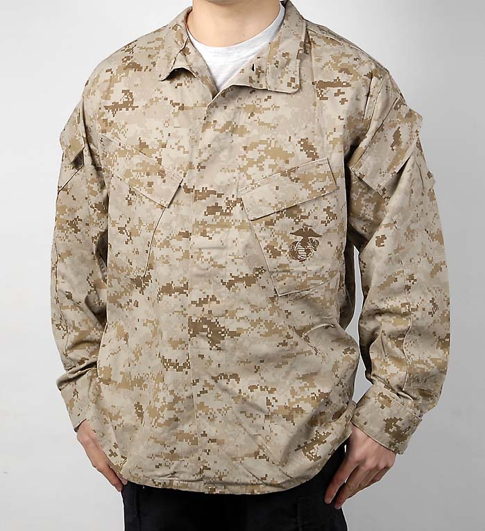 楽天市場】米軍 USMC コンバットジャケット MARPATデザート USED