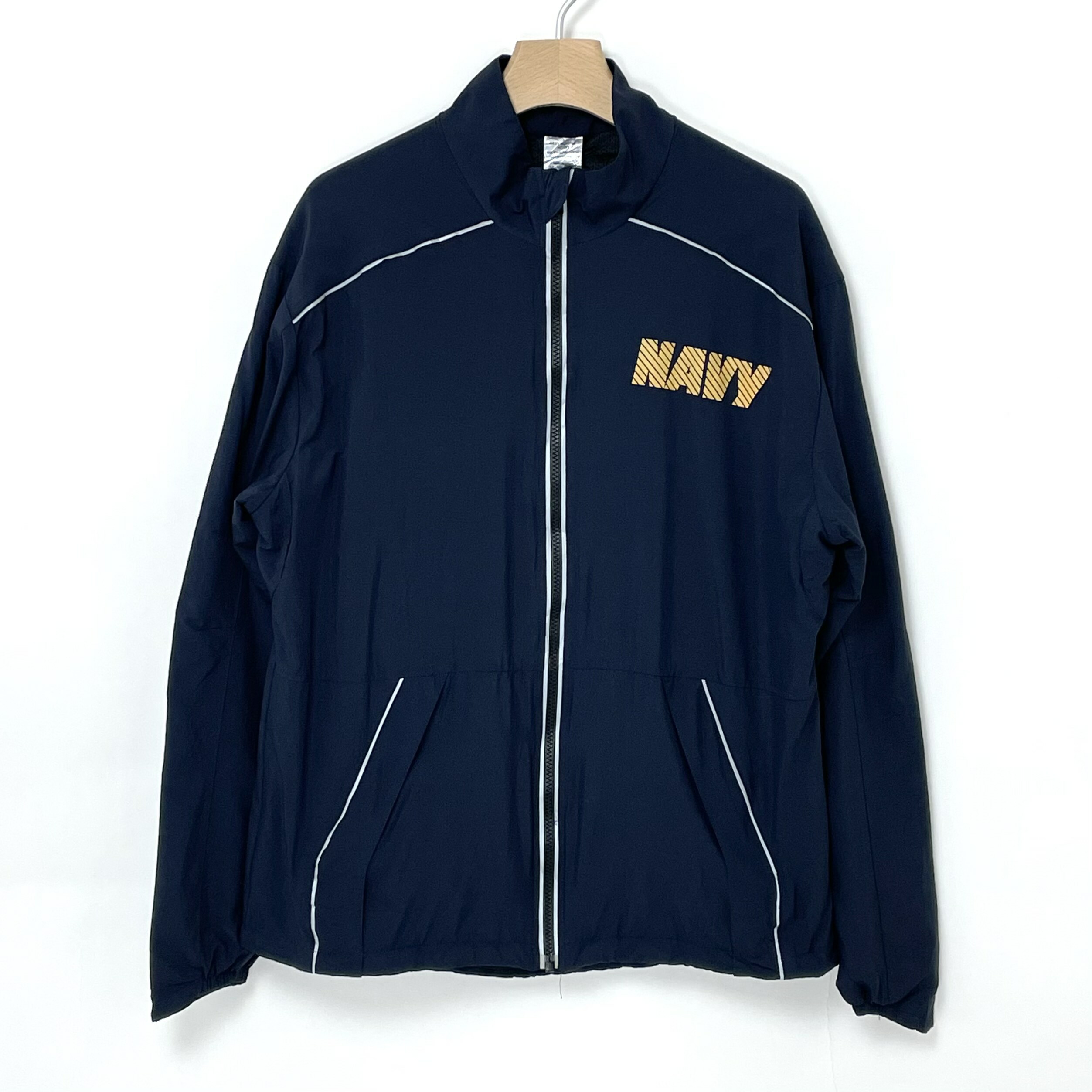 アメリカ海軍 U.S.NAVY. PT ランニングジャケット 上質USED A79N3\u003d