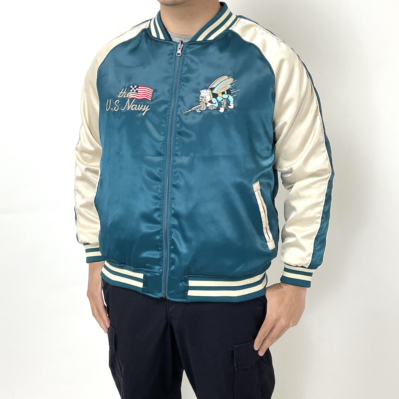 ＵＳ．ＮＡＶＹ，リバーシブルスカジャン（新品）ＲＫ-１Ｎ\u003d