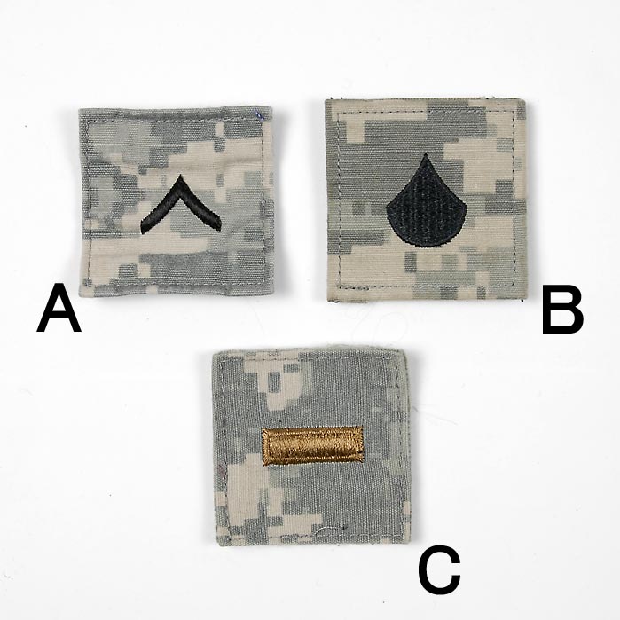 楽天市場 ｕｓ カモ ベルクロ付 階級ワッペン ｕｓｅｄ ａｃｕ ｂ ｒａｎｋ L A Boy