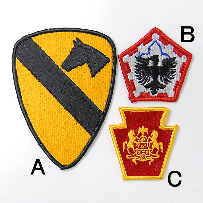 送料無料 通販 ファッション 楽天市場】アメリカ軍 ミリタリー カラー部隊章ワッペン 新品 個人装備