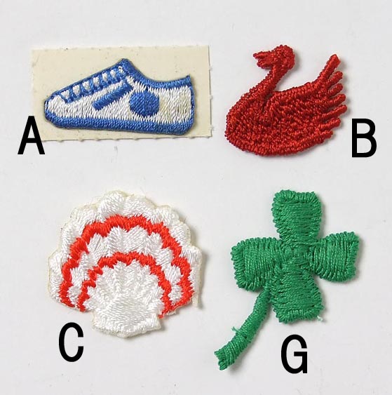 ヴィンテージヨーロッパ観光地刺繍ワッペンセット ヴィンテージヨーロッパ観光地刺繍ワッペンセット