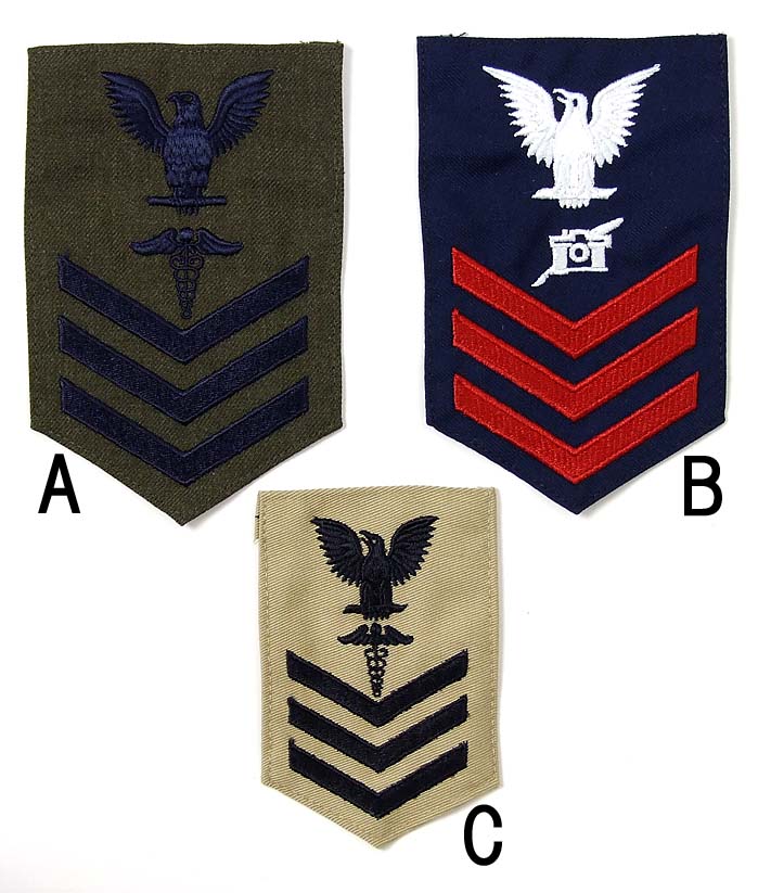 楽天市場】アメリカ海軍 U.S.NAVY ブラック 階級章ワッペン 新品