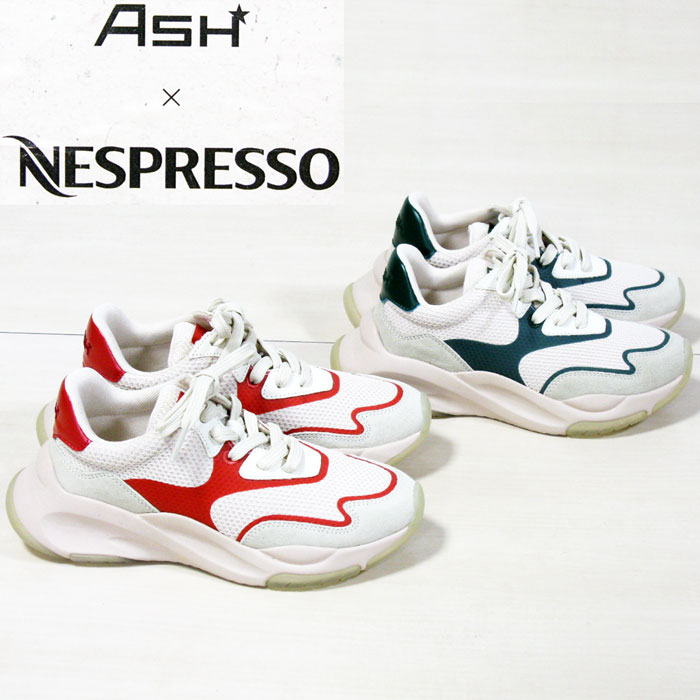 【 50%OFF】【MAX2000円クーポン】ASH アッシュネスプレッソコラボトレンドソールスニーカーRestart Women｜La Cocotte 【ラ　ココット】