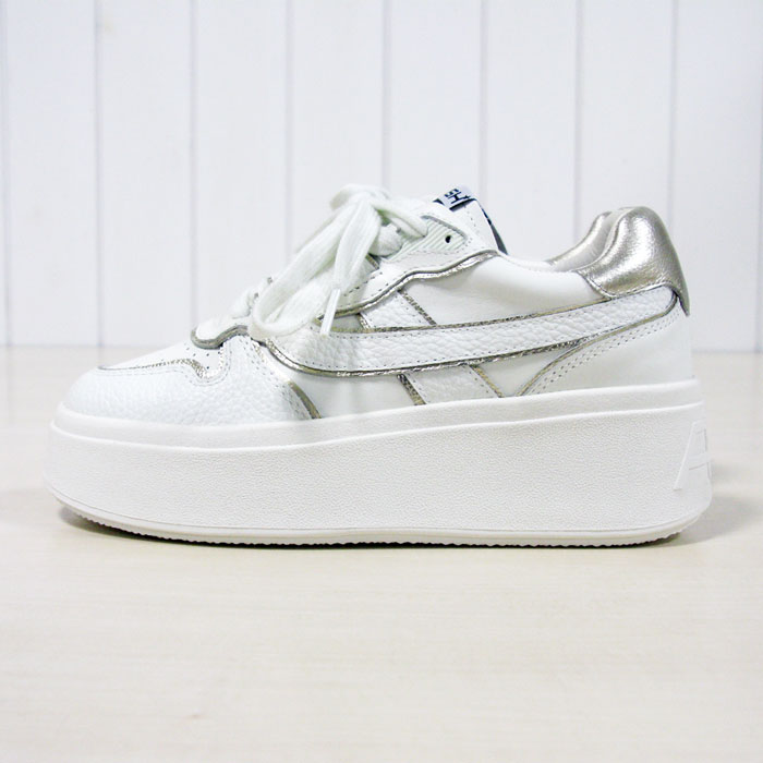 【 50%OFF】【MAX2000円引き換え証】ASH アッシュオールレザー厚底ローカットスニーカーMatch Bis