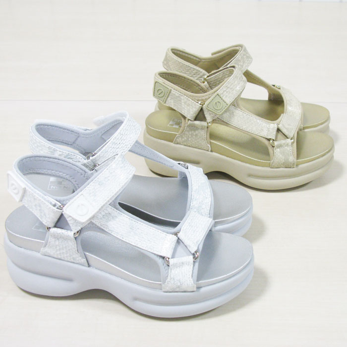 【 新入荷 10%OFF】【MAX2000円引き換え証】【初回大きさ取り替えっこ無料】NO NAME (否名まえ)軽さ型押し同盟罷工一回り美脚運動競技サンダルCONCRETE SANDAL STK