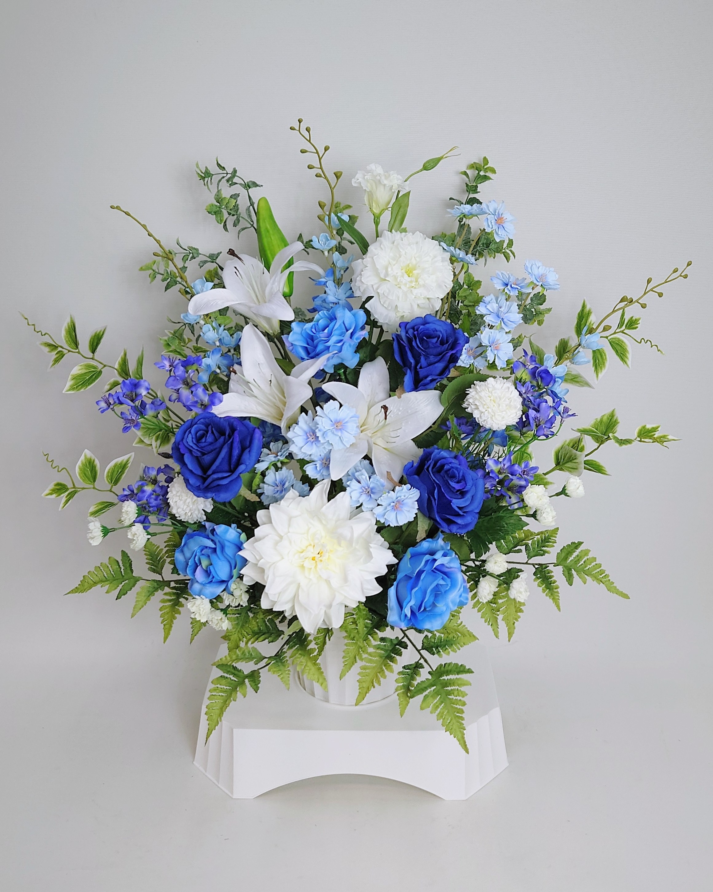アーティフィシャルフラワー「造花」光触媒上塗り【御供花取りあわせる（大）】※全３色