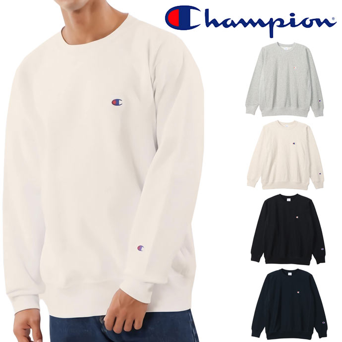 チャンピオン Champion トレーナー リバースウィーブクルーネックスウェットシャツ アメカジ スウェット C3-Y031 4色 グレー ブラック ネイビー他 送料無料