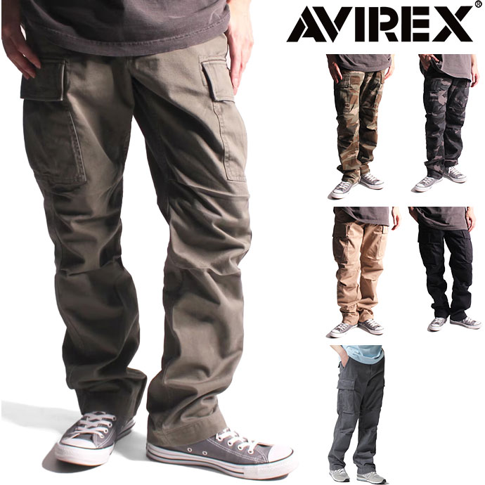 アビレックス AVIREX 第一義的 ファティーグ ズボン下 カーゴパンツ ボトムス ベーシック FATIGUE PANTS 7832910002 6126129 7834910006 黒いこと カーキ他 貨物輸送無料