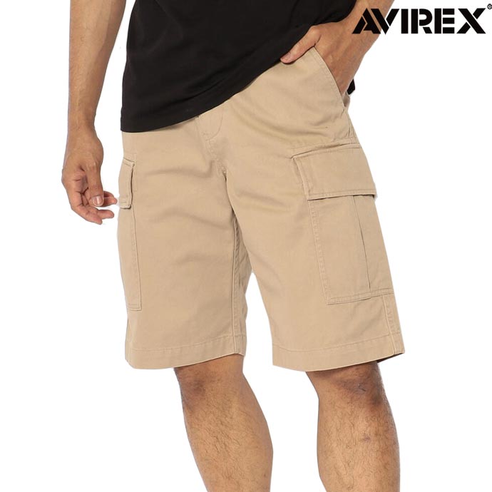 アビレックス AVIREX 第一義的 ファティーグ さる股引き カーゴショーツ ベーシック FATIGUE SHORTS 7835913001 6126131 7832913002 KHAKI カーキ 貨物輸送無料