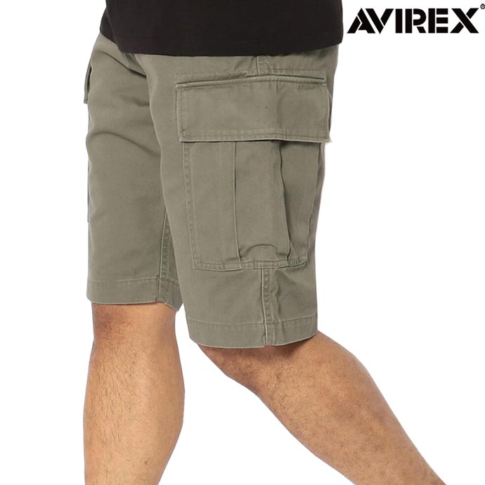 アビレックス AVIREX 第一義的 ファティーグ さる股引き カーゴショーツ ベーシック FATIGUE SHORTS 7835913001 6126131 7832913002 OLVE オリーブ 貨物輸送無料