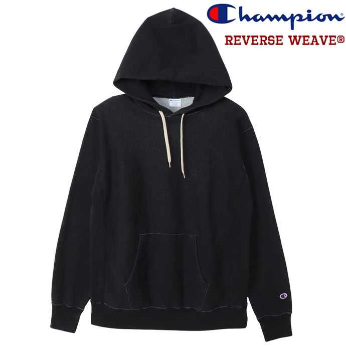 はやりっ子 Champion パーカー オフブラック染め リバースウィーブ 10薬局衡オンス フーデッドスウェットシャツ C3-C110 オフブラック 貨物輸送無料