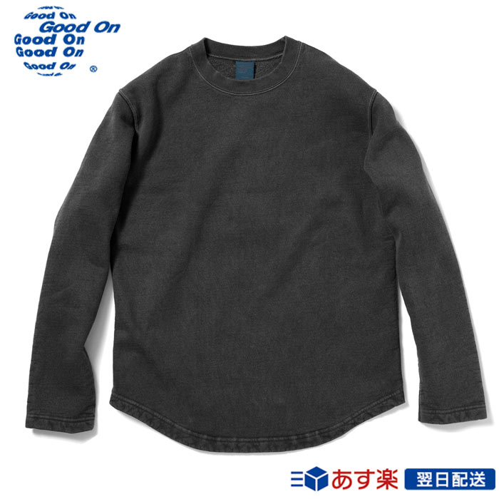 Good On グッドオン ROUGH CREW SWEAT ラフクルースウェット 調教師 トレーナー GOBW1609 P-BLACK 黒いこと【貨物輸送無料】