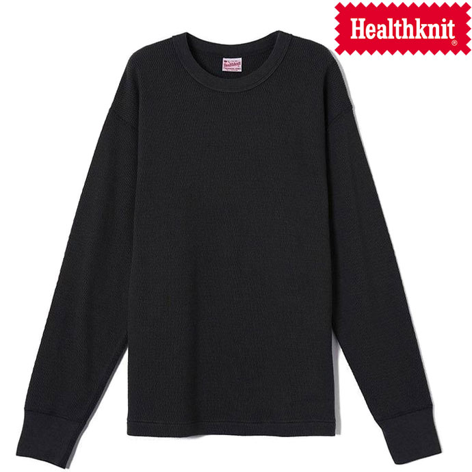 楽天市場】Healthknit ヘルスニット サーマル キング 長袖 無地
