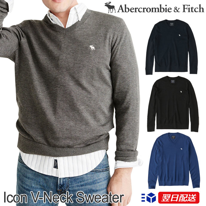 楽天市場 新作 アバクロンビー フィッチ 正規品 アバクロ Abercrombie Fitch メンズ Vネックセーター ニット Icon V Neck Sweater 4色 ネイビー グレー ブラック他 Usカジュアル楽天市場店 楽天市場 新作 アバクロンビー フィッチ 正規品 アバクロ Abercrombie Fitch メンズ Vネックセーター ニット Icon V Neck Sweater 4色 ネイビー グレー ブラック他 Usカジュアル楽天市場店