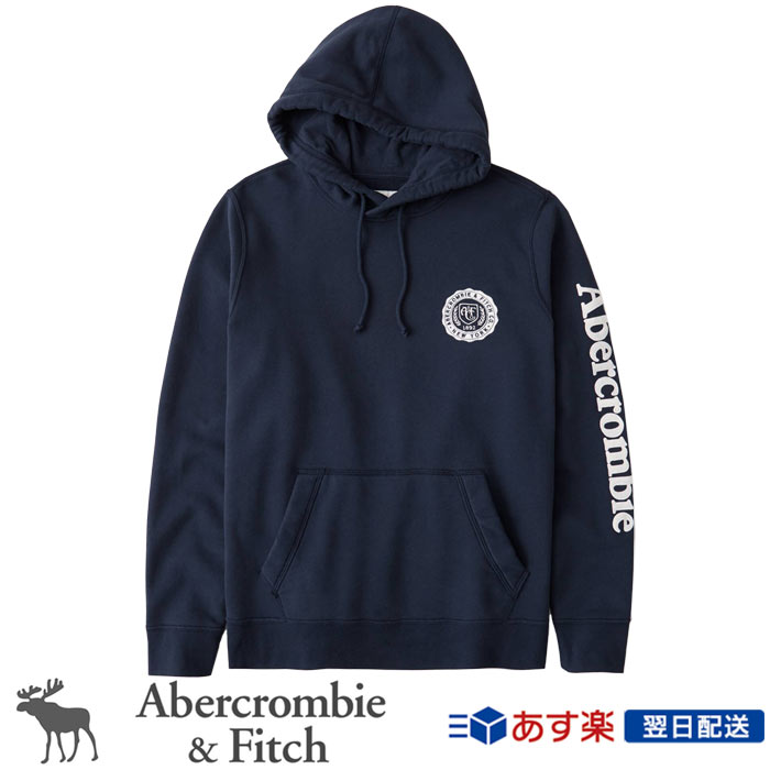 熱い販売 アバクロ Abercrombie Fitch ネイビー 送料無料 Navy Hoodie Logo ロゴフーディー 21ss プルオーバーパーカー アバクロンビー フィッチ Maf3002 Qbdworks Com