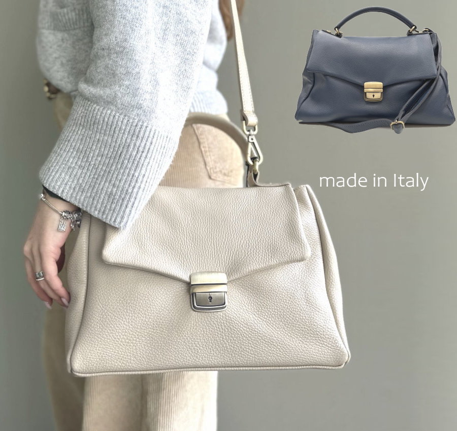 【イタリア直輸入】【よりどり3個以上で各200円引き】イタリア製本革 ショルダーバッグ メッセンジャーバッグタイプ「ポスティーノ」レディース ショルダーバッグ　92904【定番】 15,246円
