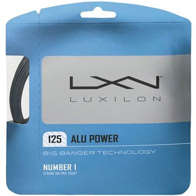 【送料無料】【まとめ買いがお得！】【2張り以上で】Wilson（ウイルソン） LUXILON（ルキシロン） BB ALU POWER 125 シルバー ストリング WRZ995100 【定番】