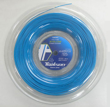 【送料無料】TOALSON(トアルソン)テニスストリングHD ASTER POLY 125 ブルー 240Mブルーロール 240m硬式ガット7472512B【定番】