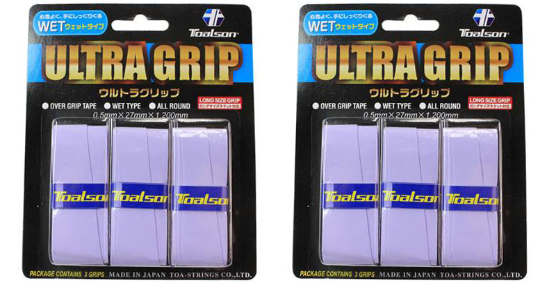 【送料無料】【まとめ買いがお得！】TOALSON(トアルソン) ウルトラ　グリップ 3本いり バイオレット1ETG053V-SET【定番】