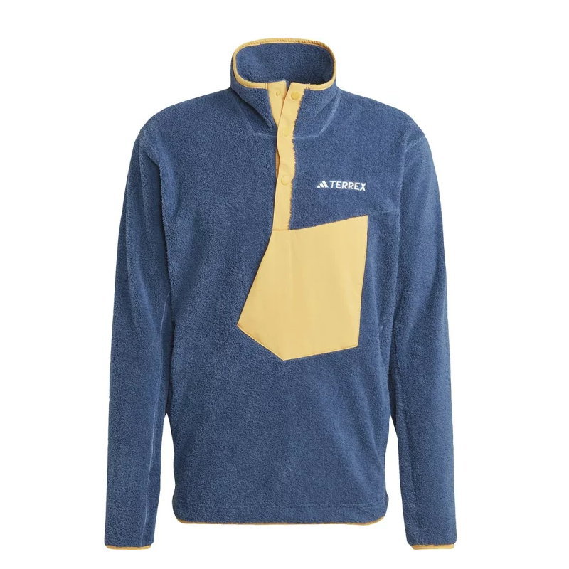 【送料無料】【Ｍサイズ】【12000円均一】【廃番】adidas(アディダス) メンズ アディダス アウトドア テレックス TERREX XPLORIC ハイパイル フリース プルオーバー メンズ ジャケット キャンプ フリースプルオーバー ハイキング 登山 防寒 保温 WE179-IN3108【24★】｜La foresta d&rsquo;Italia