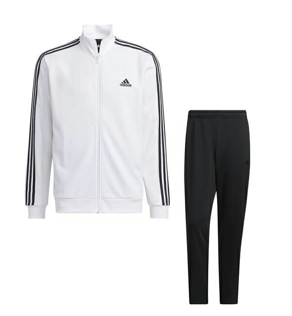 【送料無料】【廃番】】adidas (アディダス) メンズ ジャージー上下セット 【スリーストライプス レギュラーフィット ダブルニット トラックトップ＋パンツ】メンズ セットアップ トレーニングウエアーBXF58-IA9448-BXF59-IA9380 【23★】｜La foresta d&rsquo;Italia